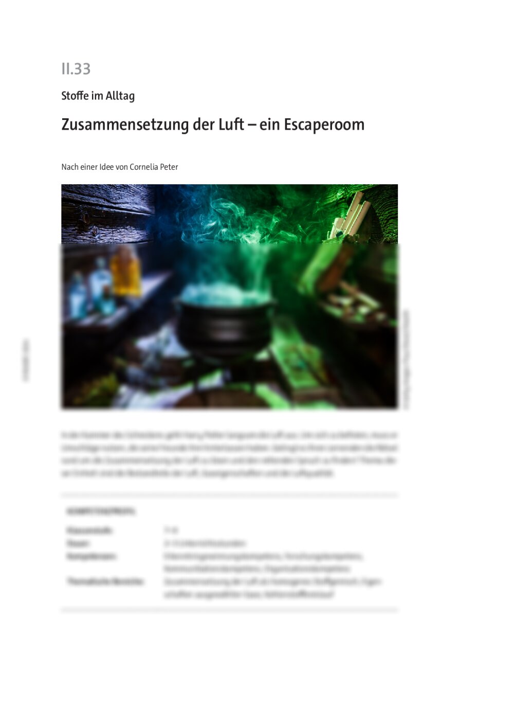 Zusammensetzung der Luft  - Seite 1