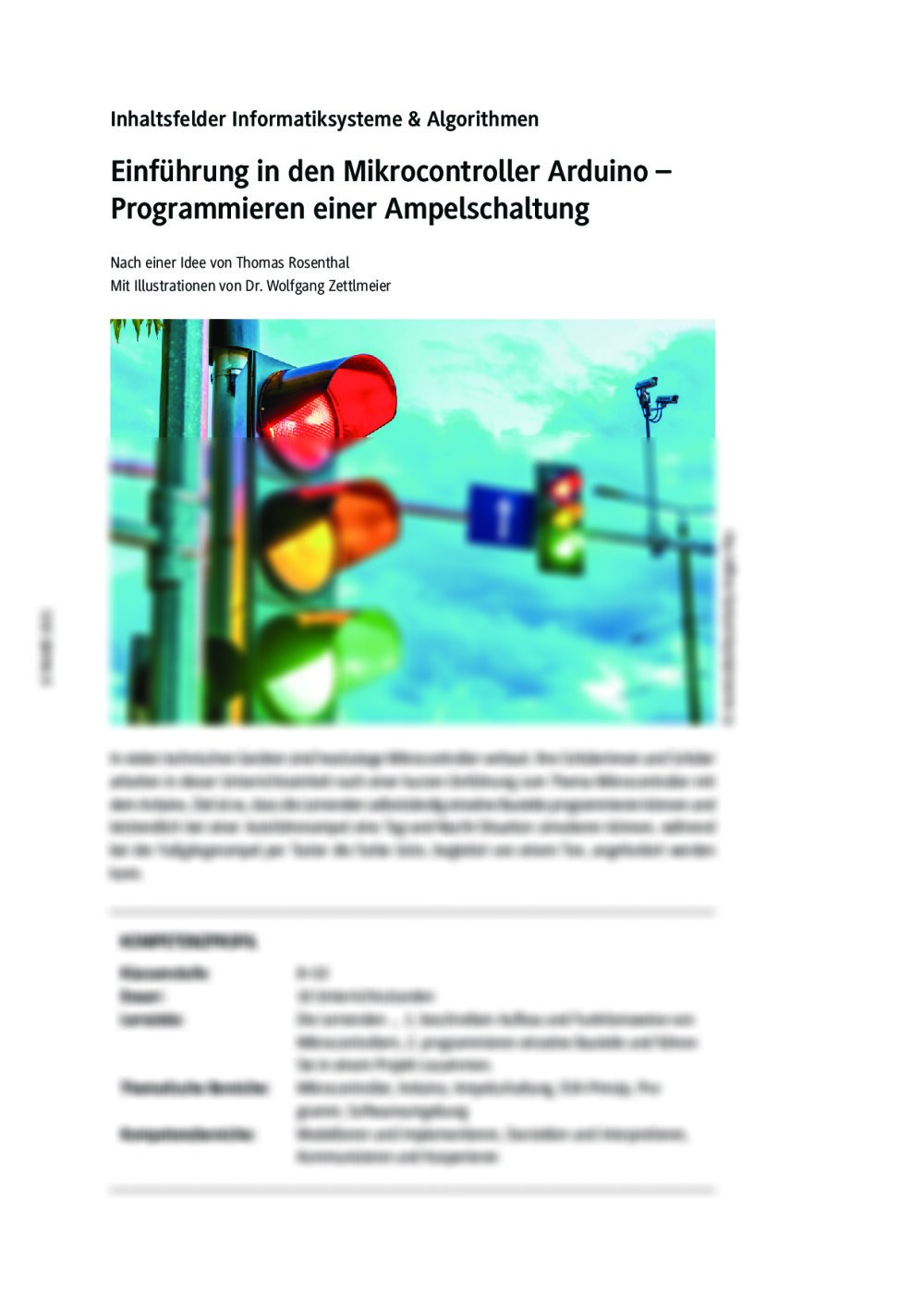 Mit Arduino eine Ampelschaltung programmieren - Seite 1