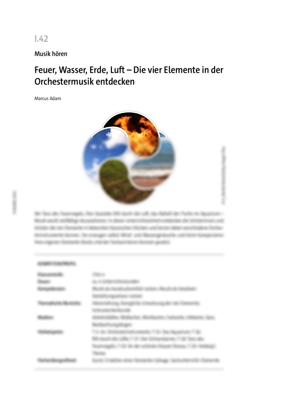 Die vier Elemente in der Orchestermusik entdecken - Seite 1