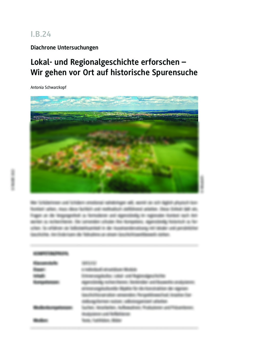 Lokal- und Regionalgeschichte erforschen - Seite 1