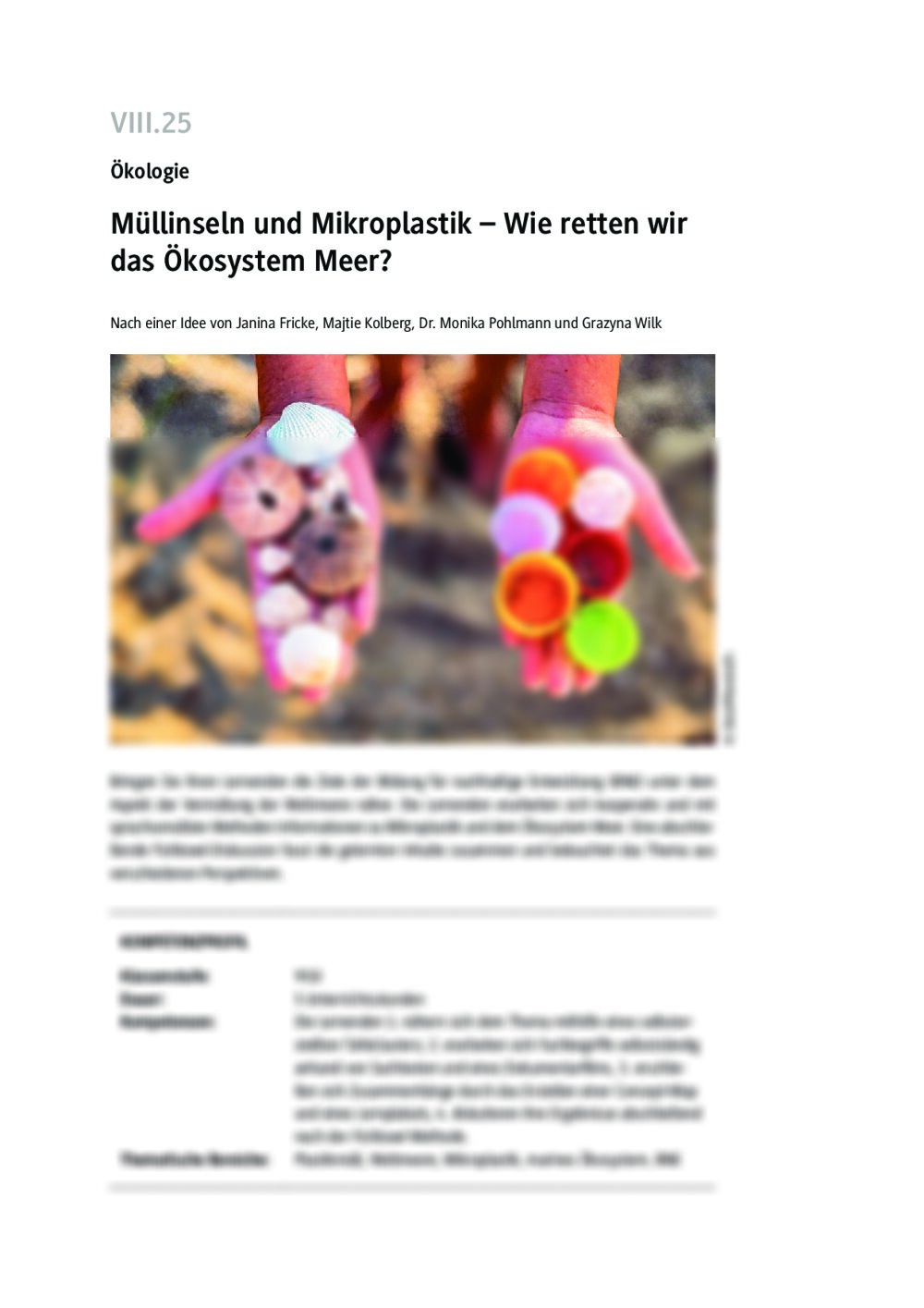 Müllinseln und Mikroplastik  - Seite 1