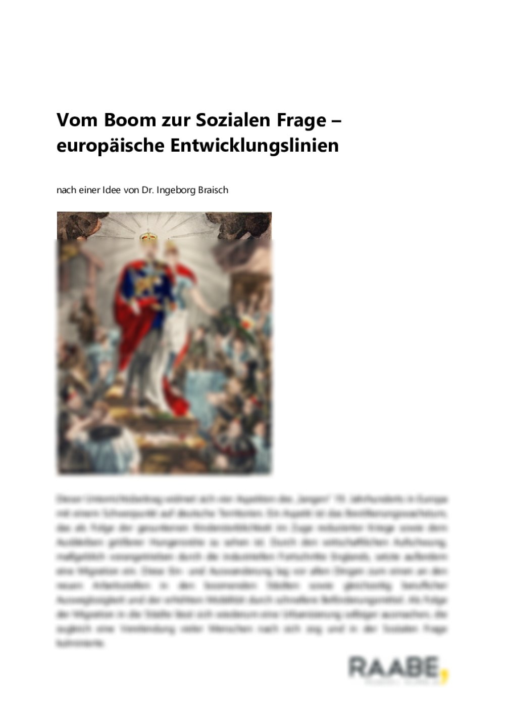 Vom Boom zur Sozialen Frage - Seite 1