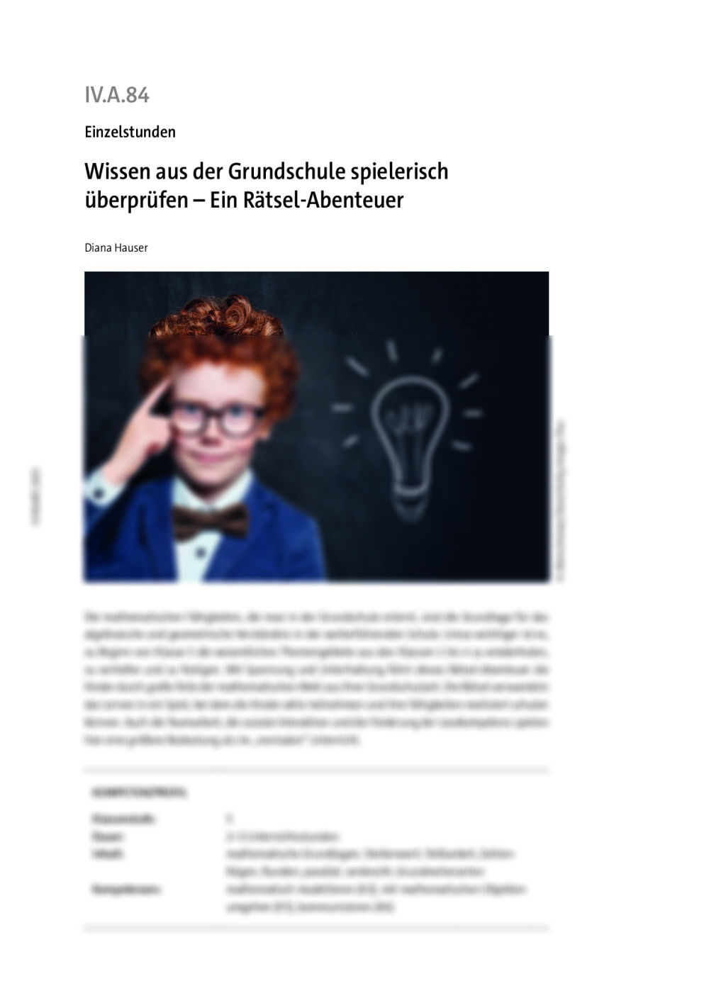 Wissen aus der Grundschule spielerisch überprüfen  - Seite 1