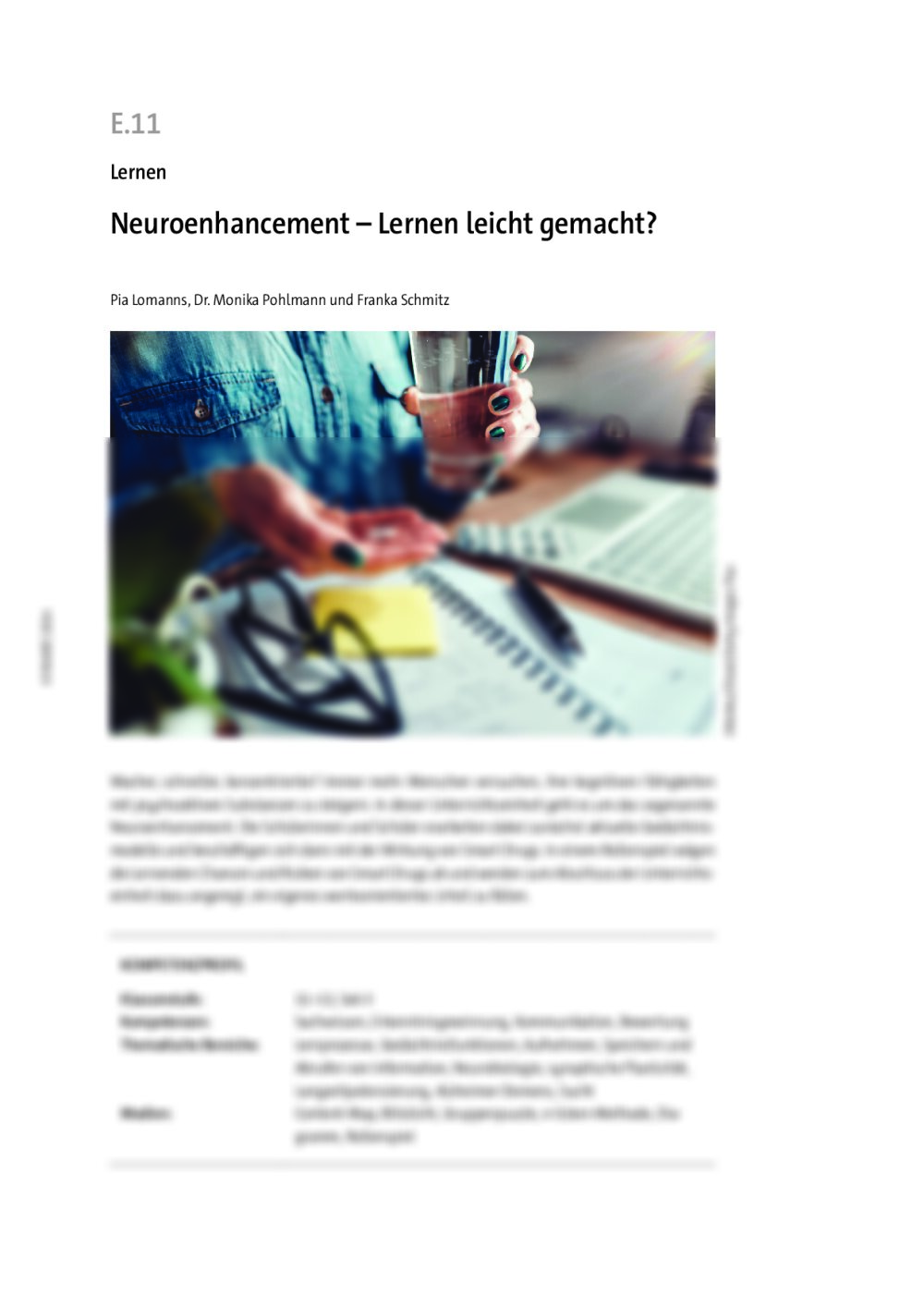 Neuroenhancement - Seite 1