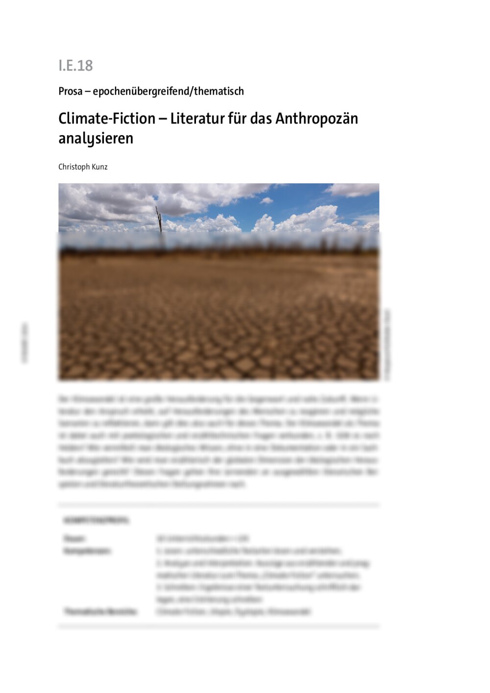 Climate-Fiction - Seite 1