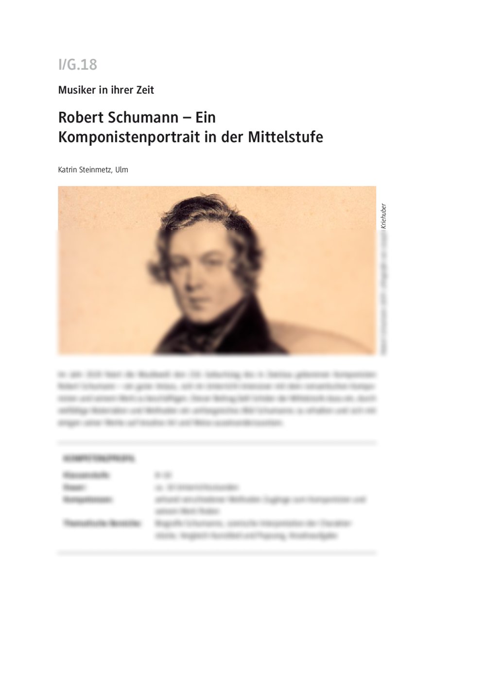 Robert Schumann - Seite 1