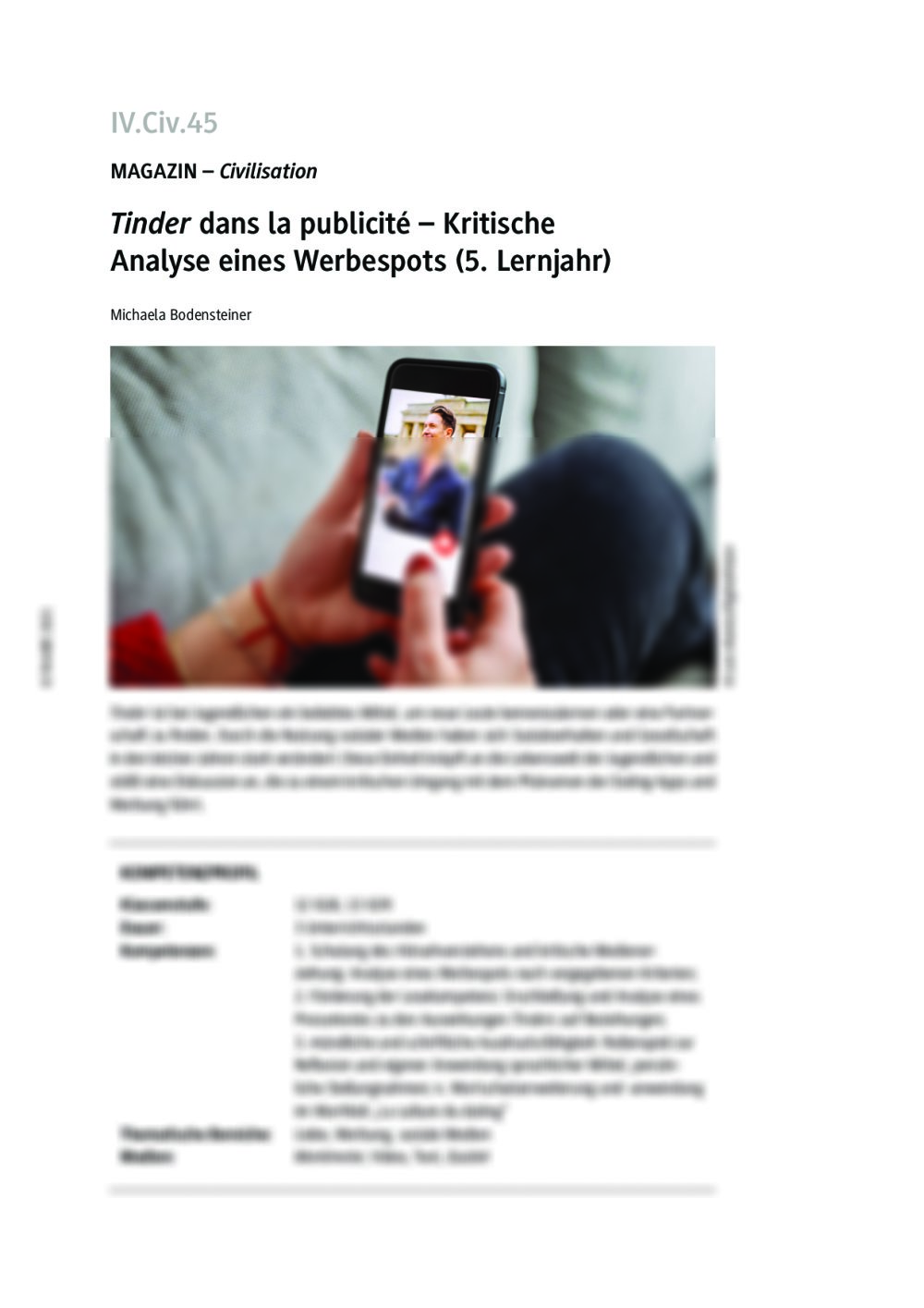 Tinder dans la publicité - Seite 1