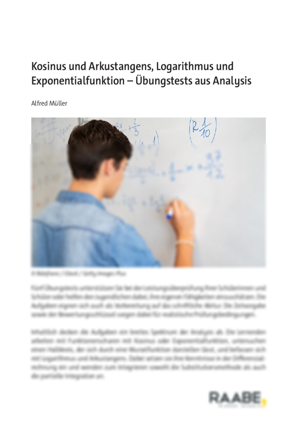 Kosinus und Arkustangens, Logarithmus und Exponentialfunktion - Seite 1