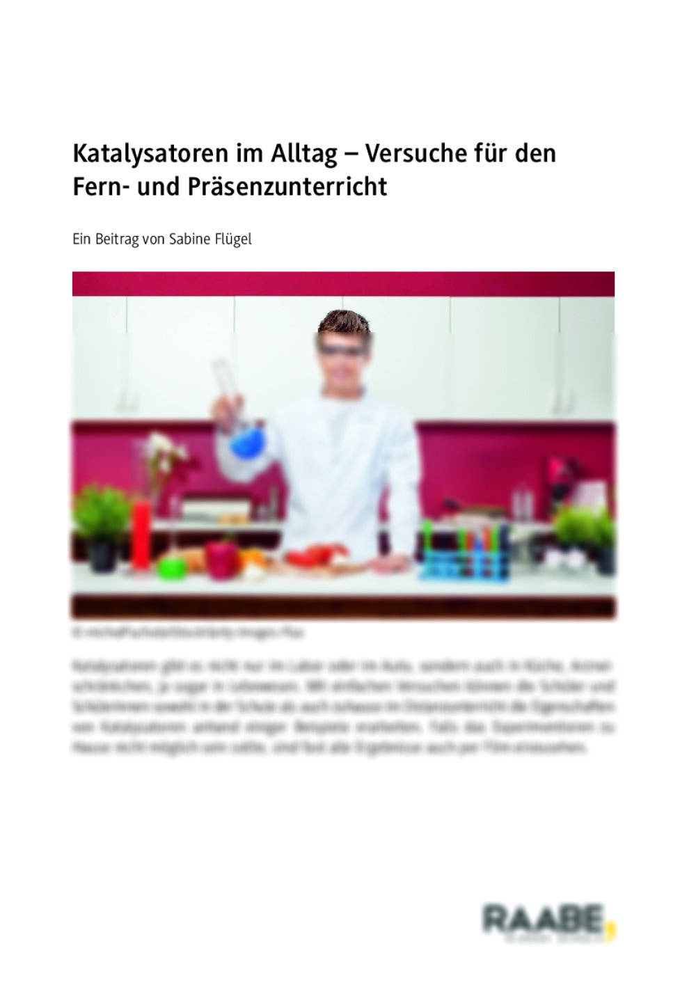 Katalysatoren im Alltag - Seite 1