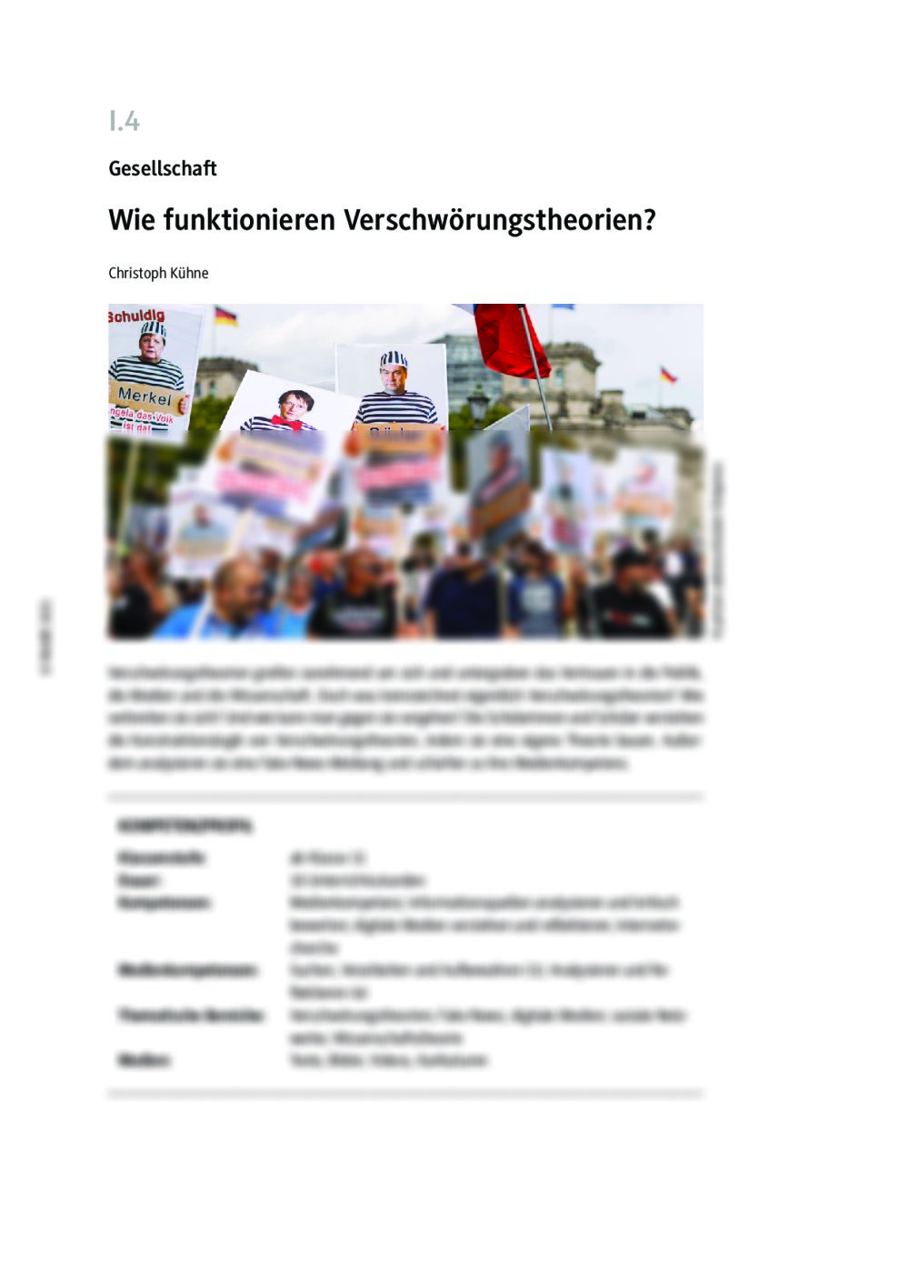 Wie funktionieren Verschwörungstheorien? - Seite 1