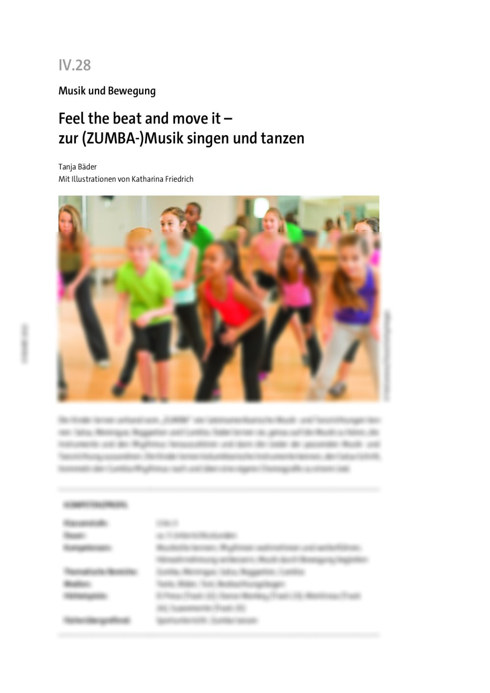 Feel the beat and move it - Seite 1