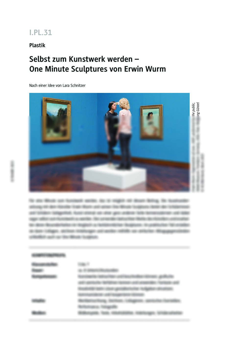 Selbst zum Kunstwerk werden - Seite 1