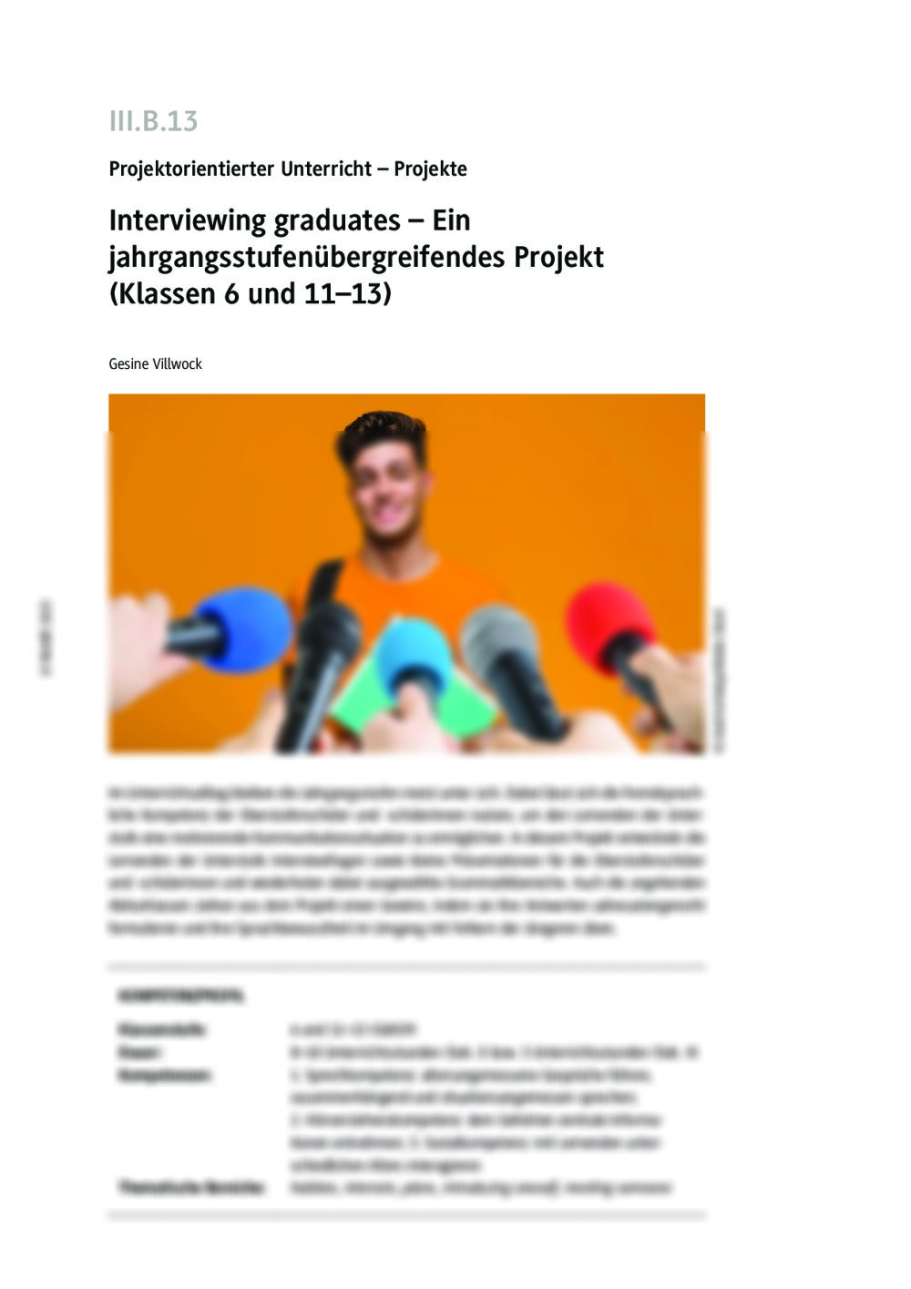 Interviewing graduates - Seite 1