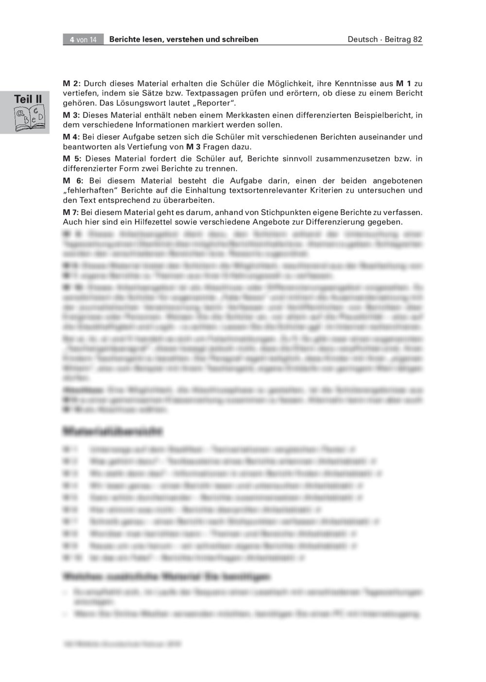 Berichte schreiben, lesen und verstehen | RAAbits Online