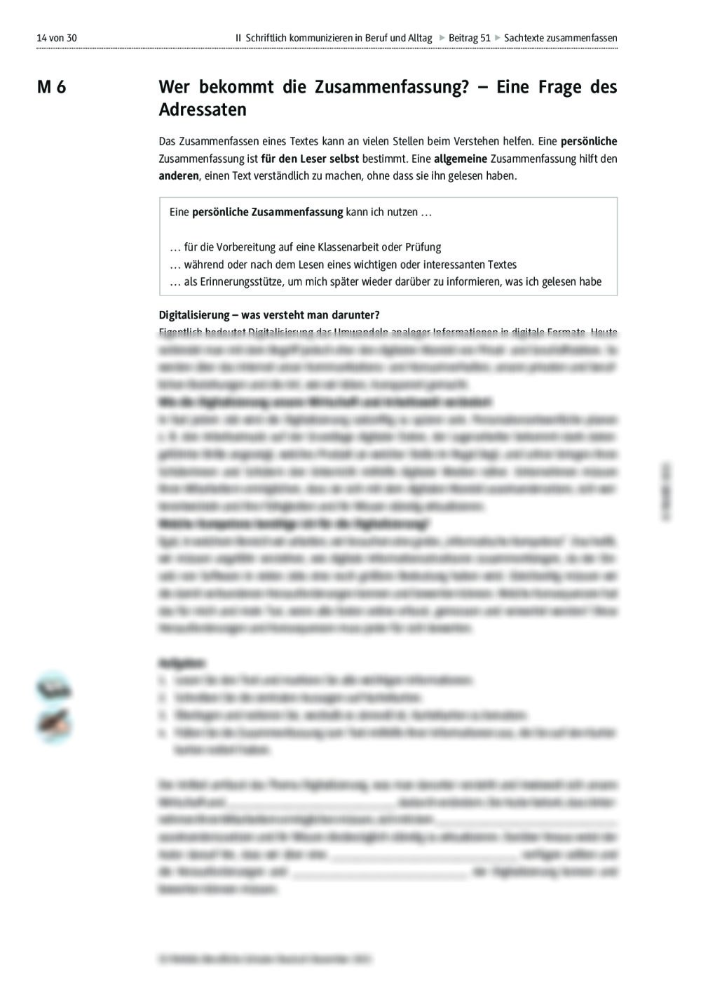 Sachtexte Zusammenfassen übungen Mit Lösung Pdf Sachtexte zusammenfassen | RAAbits Online