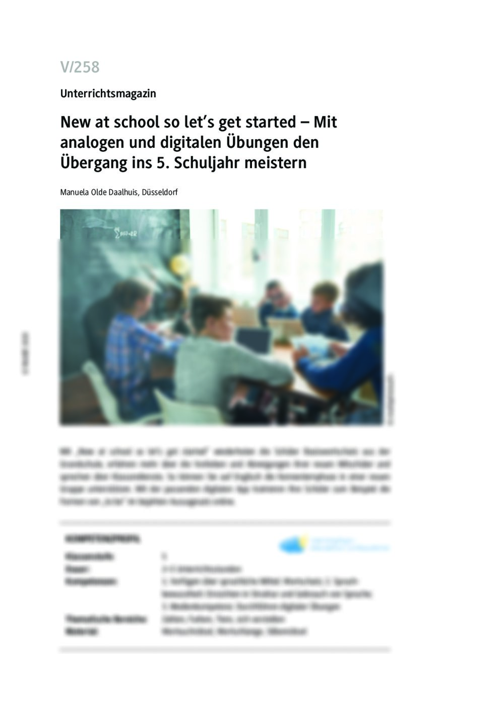 New at school so let's get started - Seite 1