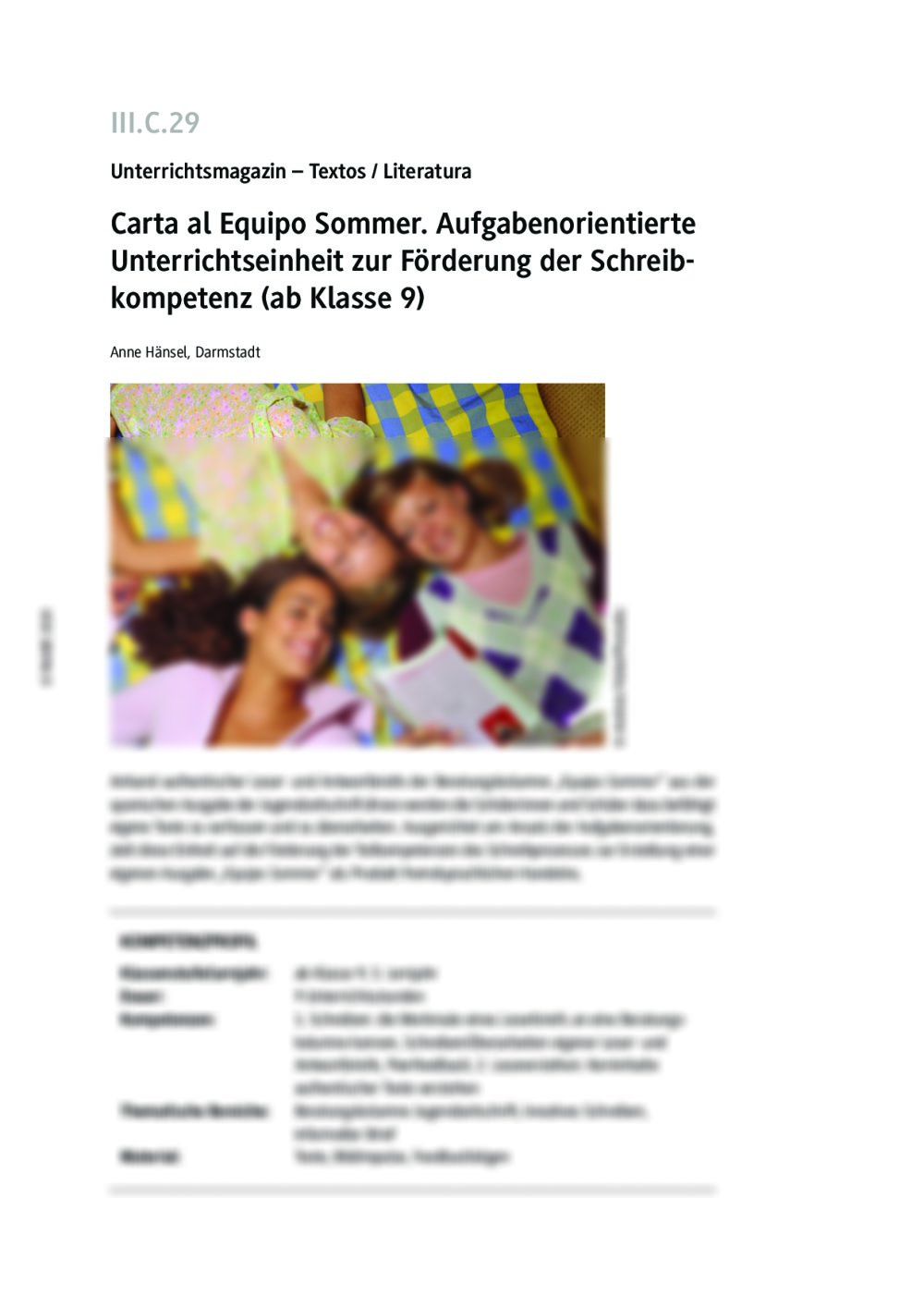 Carta al Equipo Sommer - Seite 1