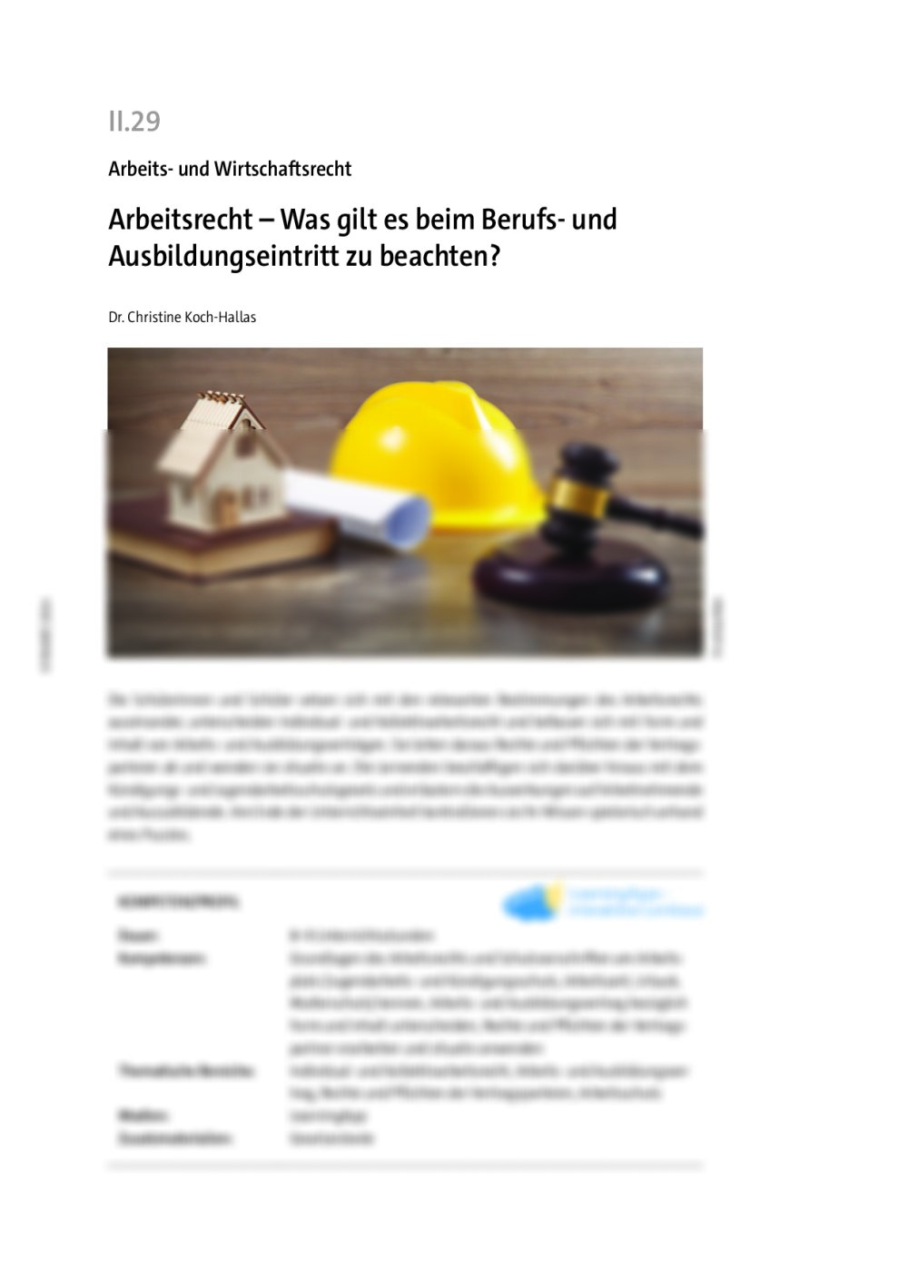 Arbeitsrecht - Seite 1