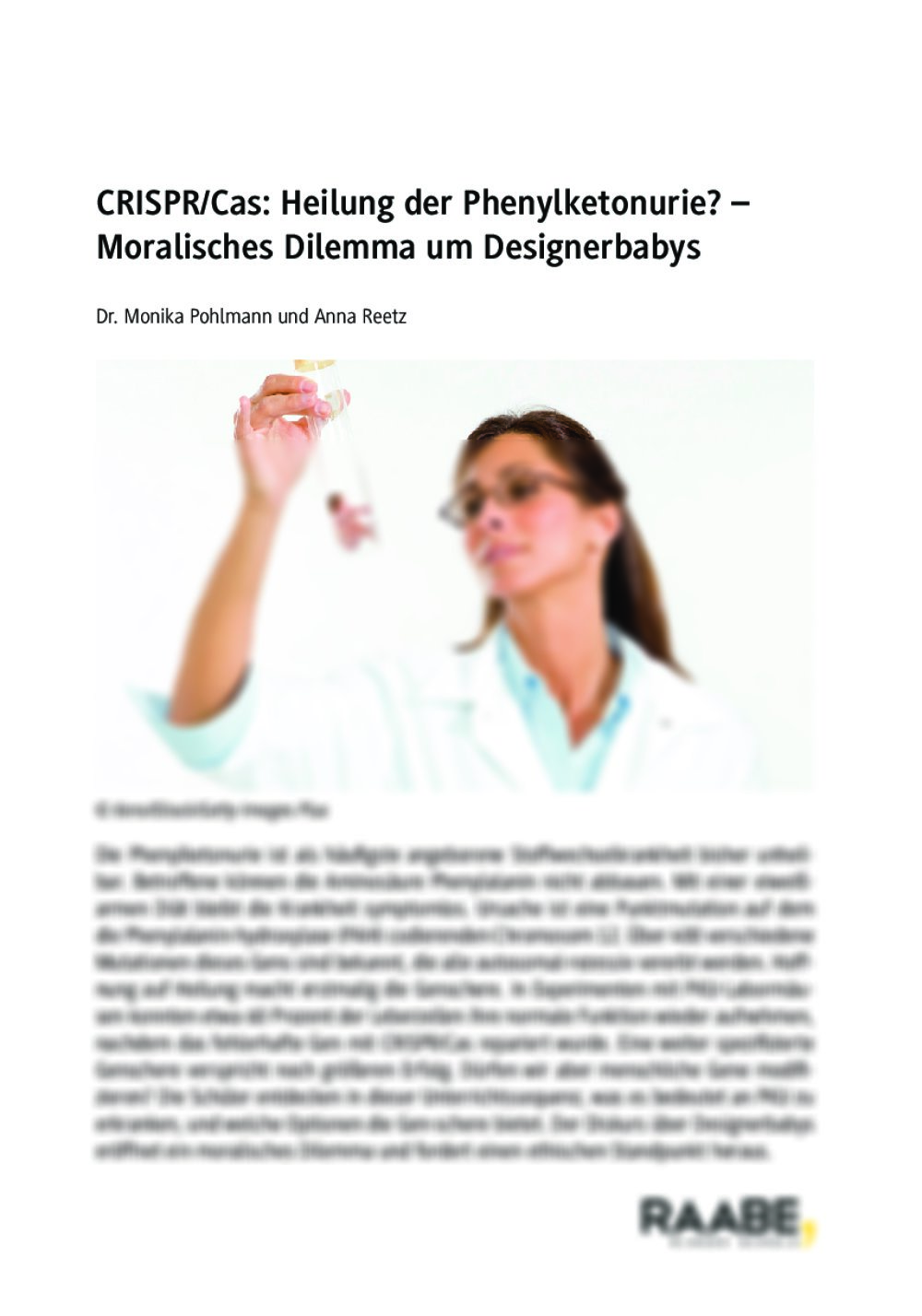 CRISPR/Cas: Heilung der Phenylketonurie? - Seite 1
