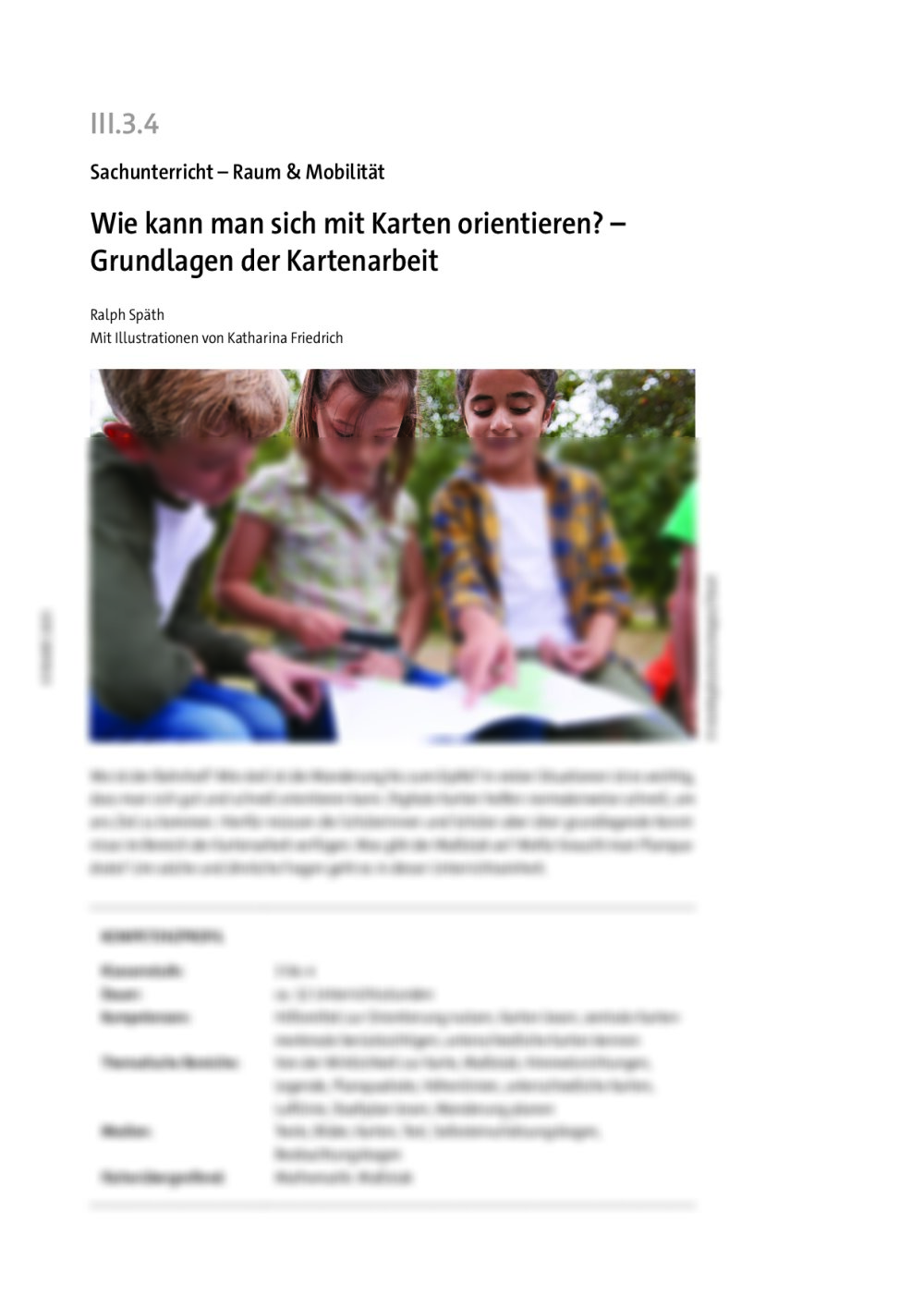 Wie kann man sich mit Karten orientieren? - Seite 1
