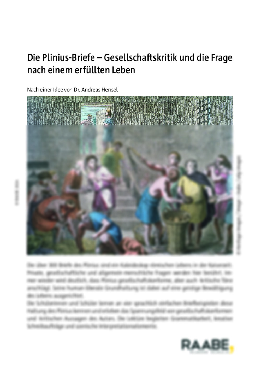 Die Plinius-Briefe  - Seite 1