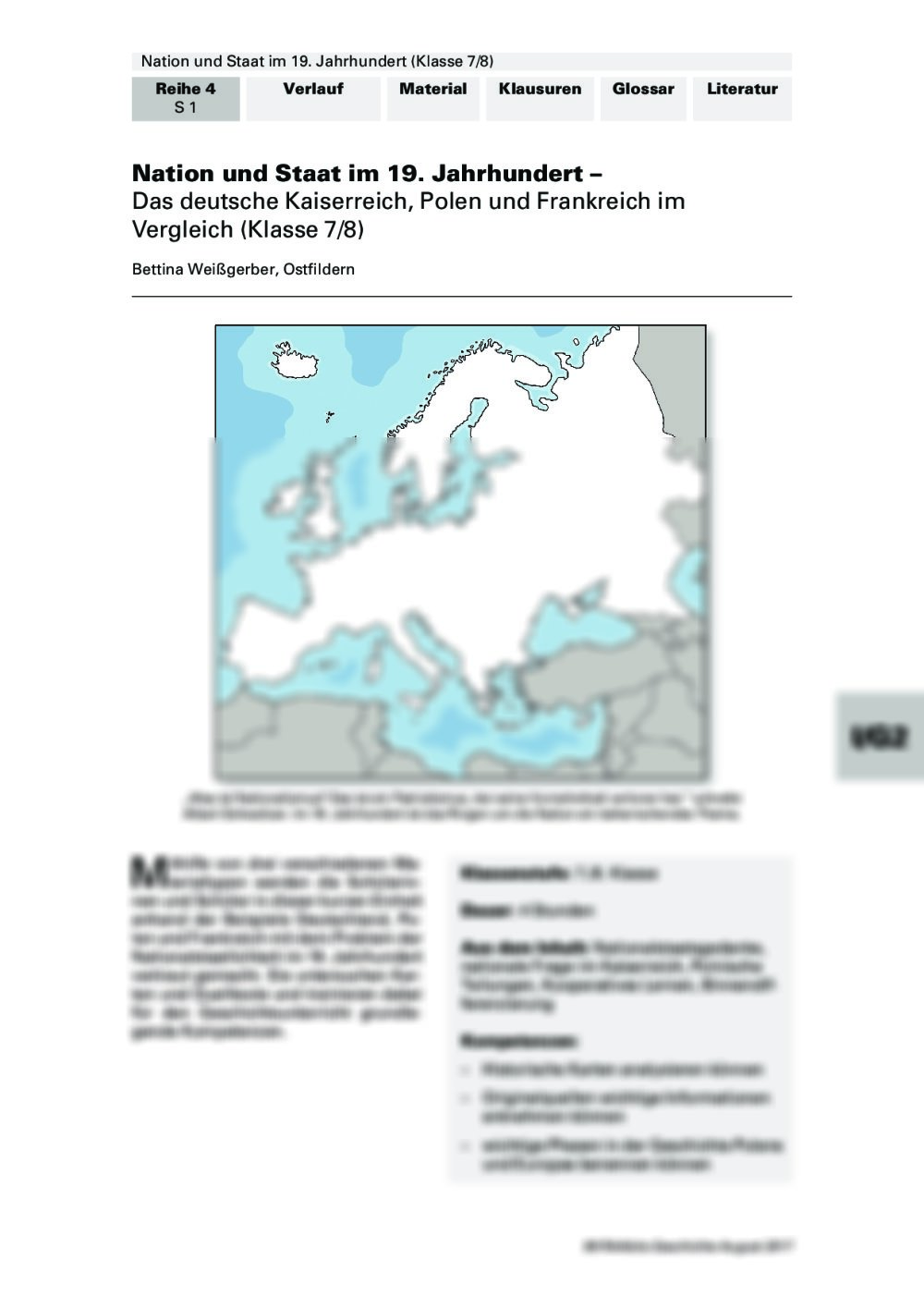 Das deutsche Kaiserreich, Polen und Frankreich im Vergleich - Seite 1