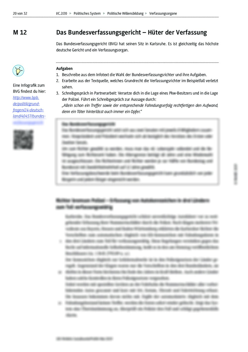 Orientierungswissen über die der Bundesrepublik