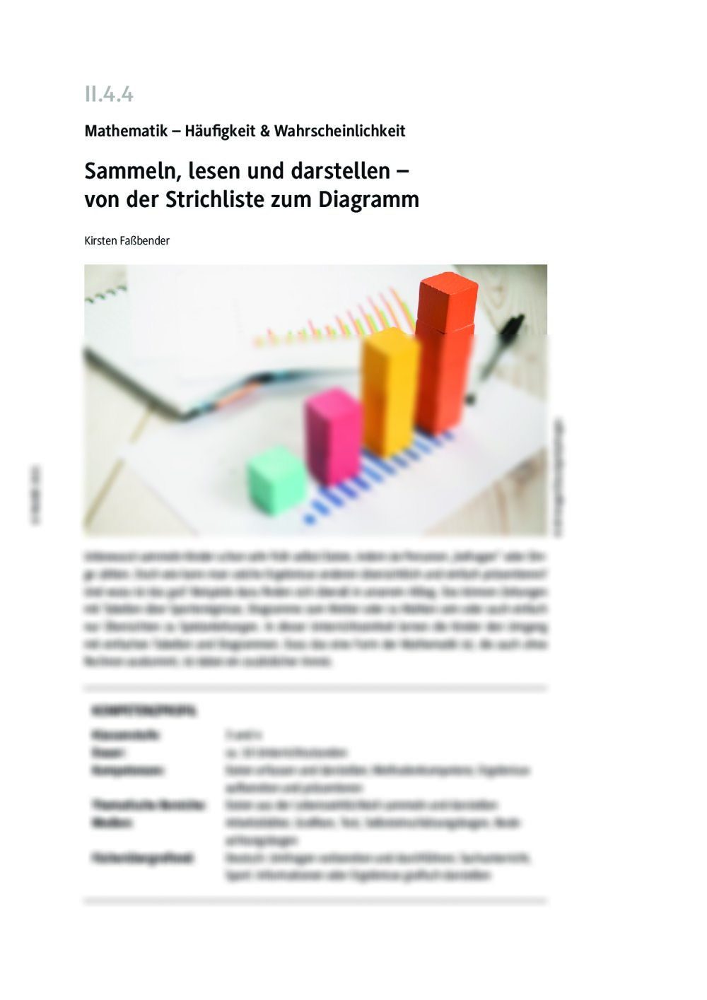 Von der Strichliste zum Diagramm - Seite 1