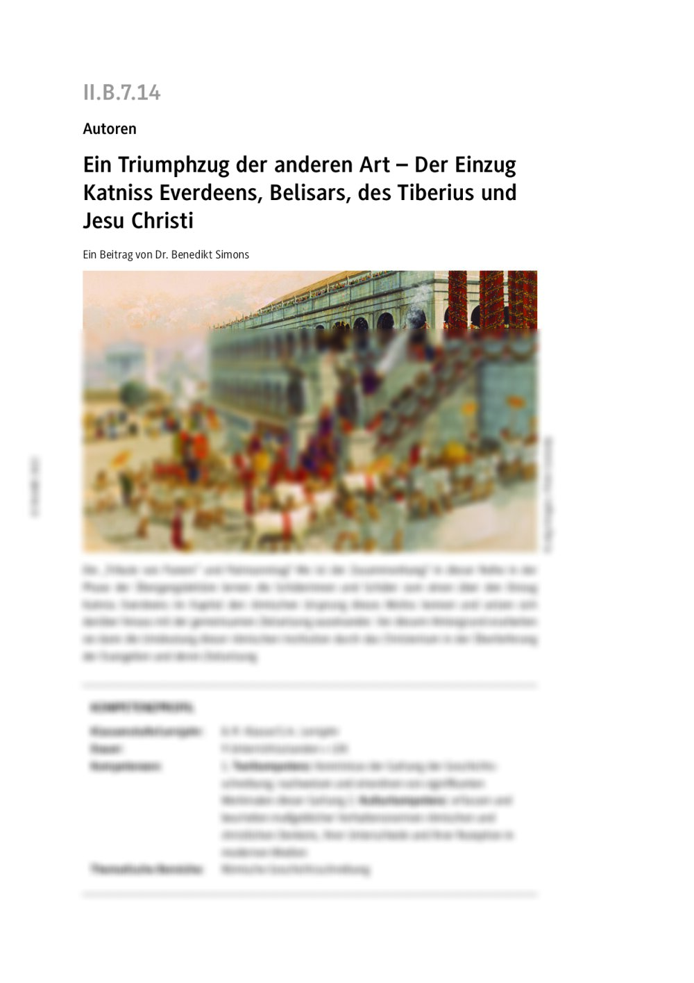 Ein Triumphzug der anderen Art - Seite 1