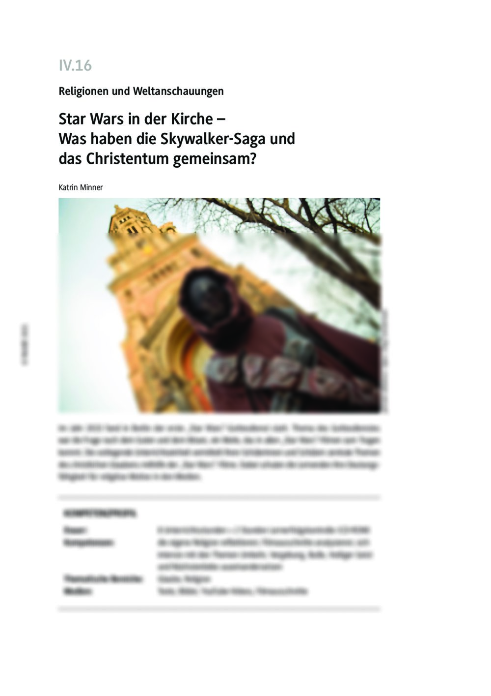 Star Wars in der Kirche - Seite 1