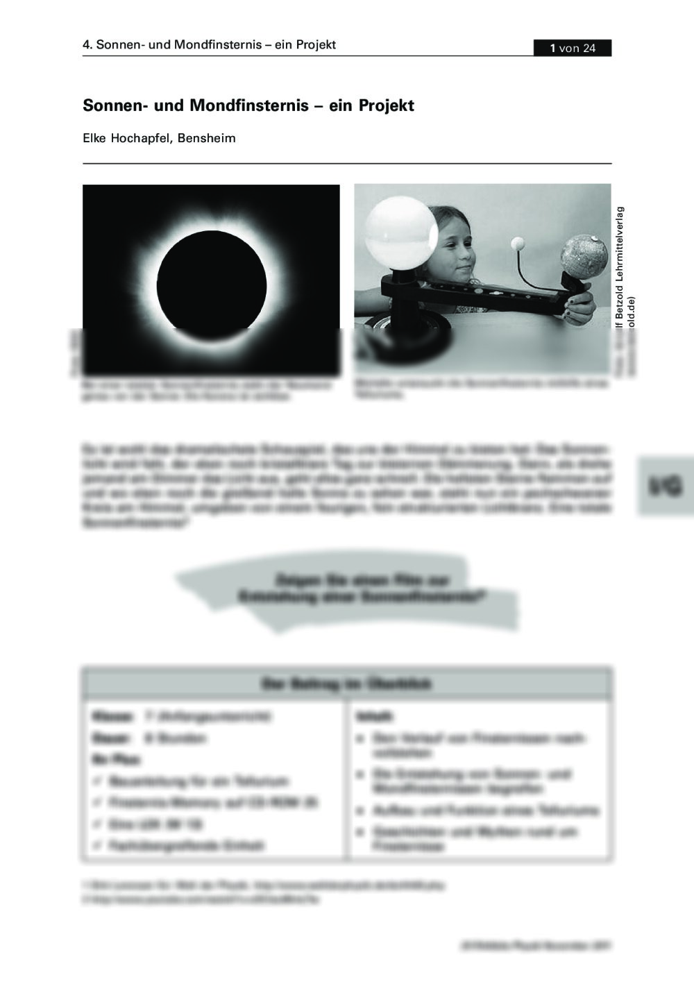Sonnen- und Mondfinsternis - Seite 1