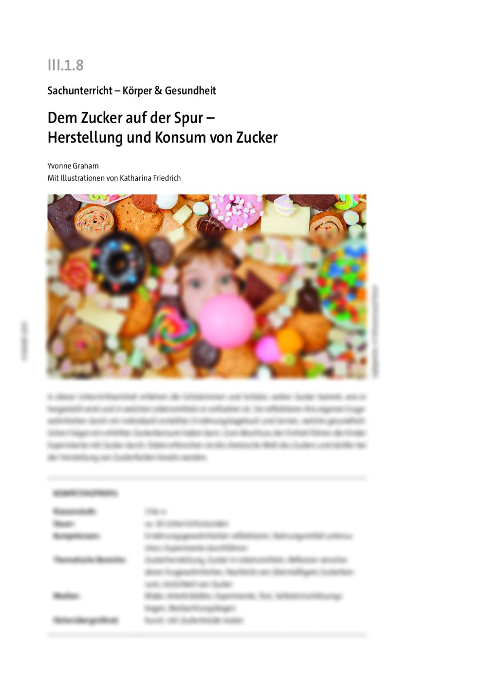 Dem Zucker auf der Spur - Seite 1
