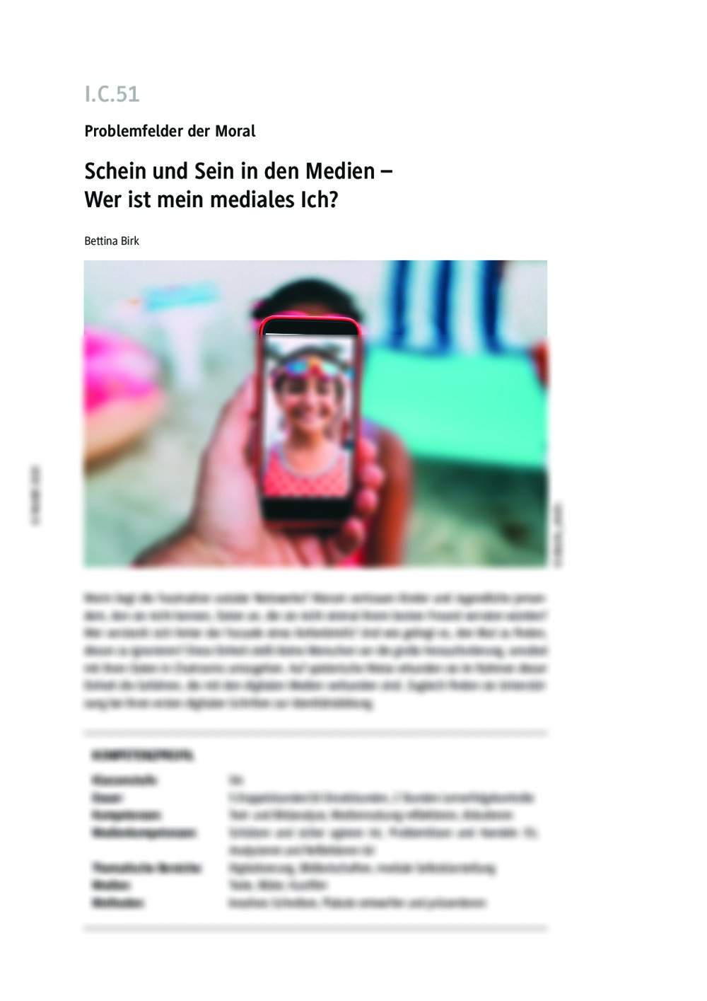 Schein und Sein in den Medien - Seite 1