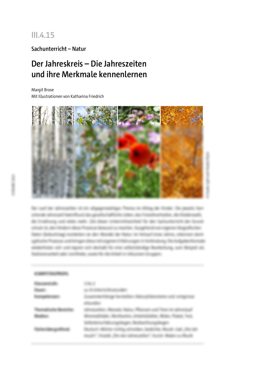 Der Jahreskreis - Seite 1
