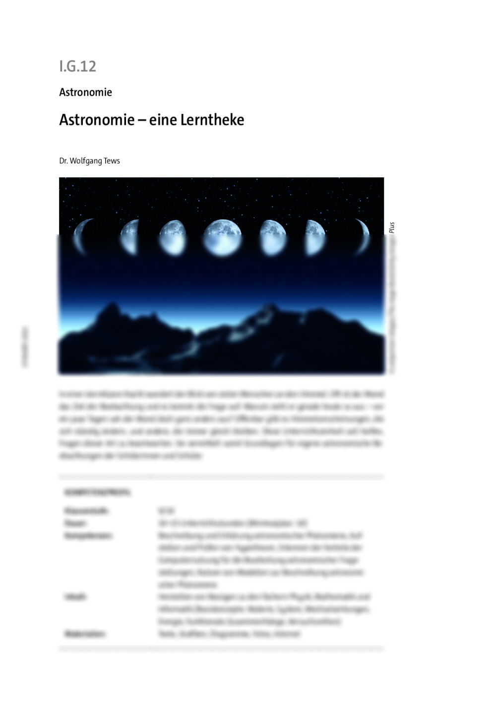 Astronomie - Seite 1