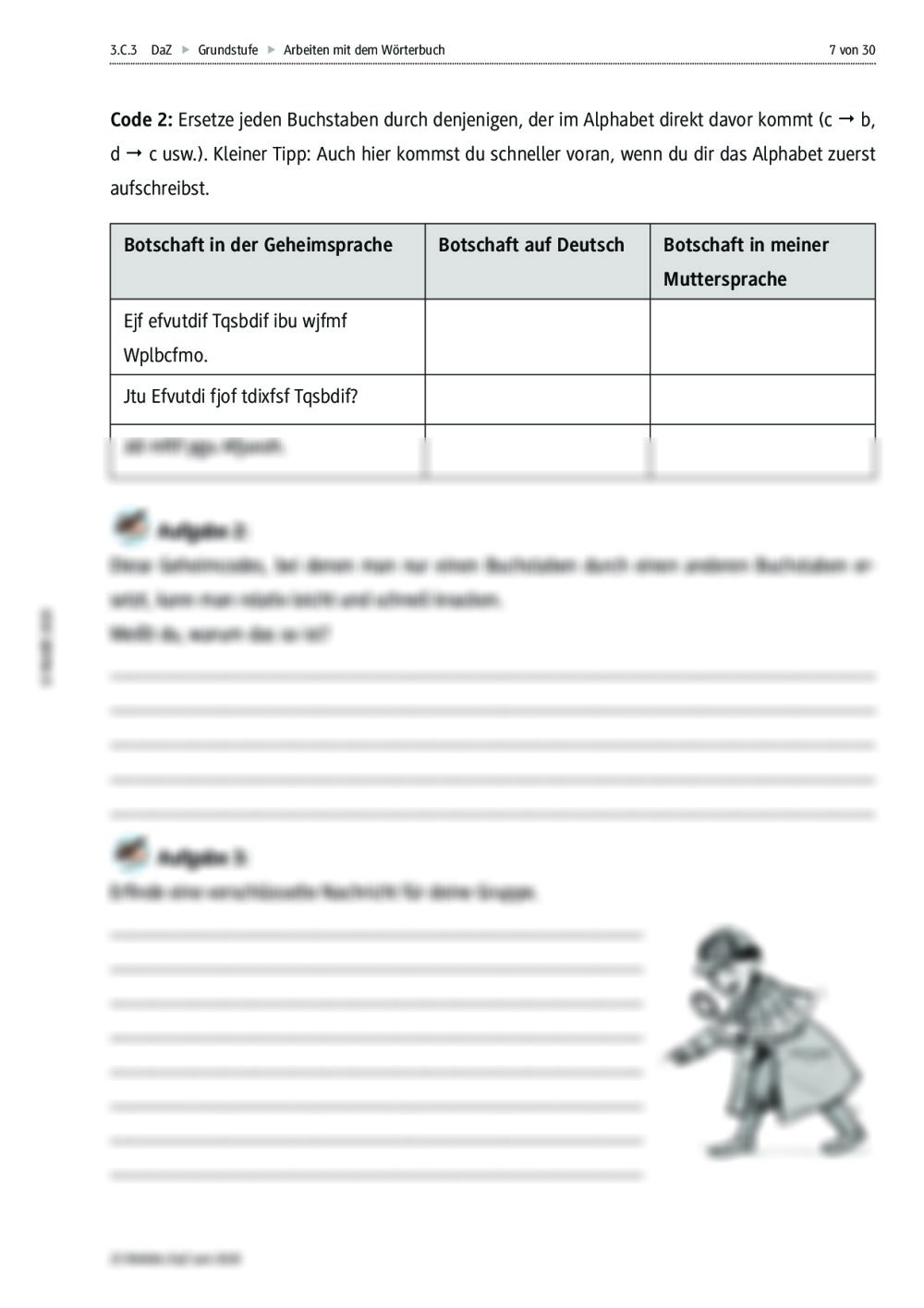 Arbeiten mit dem Wörterbuch | RAAbits Online