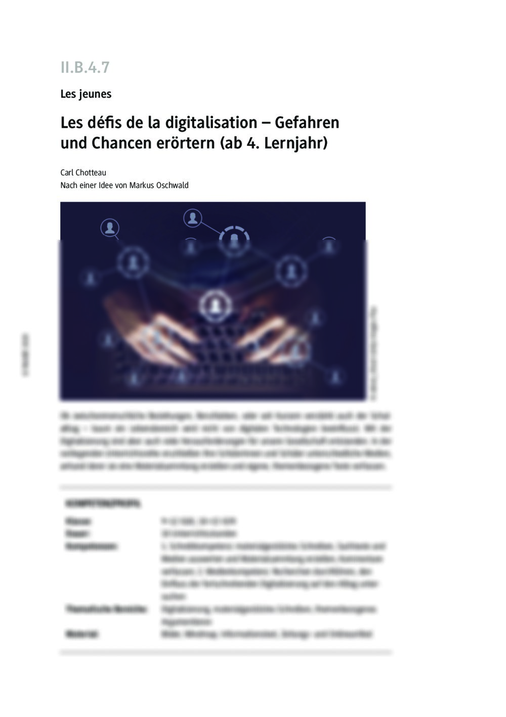 Les défis de la digitalisation - Seite 1