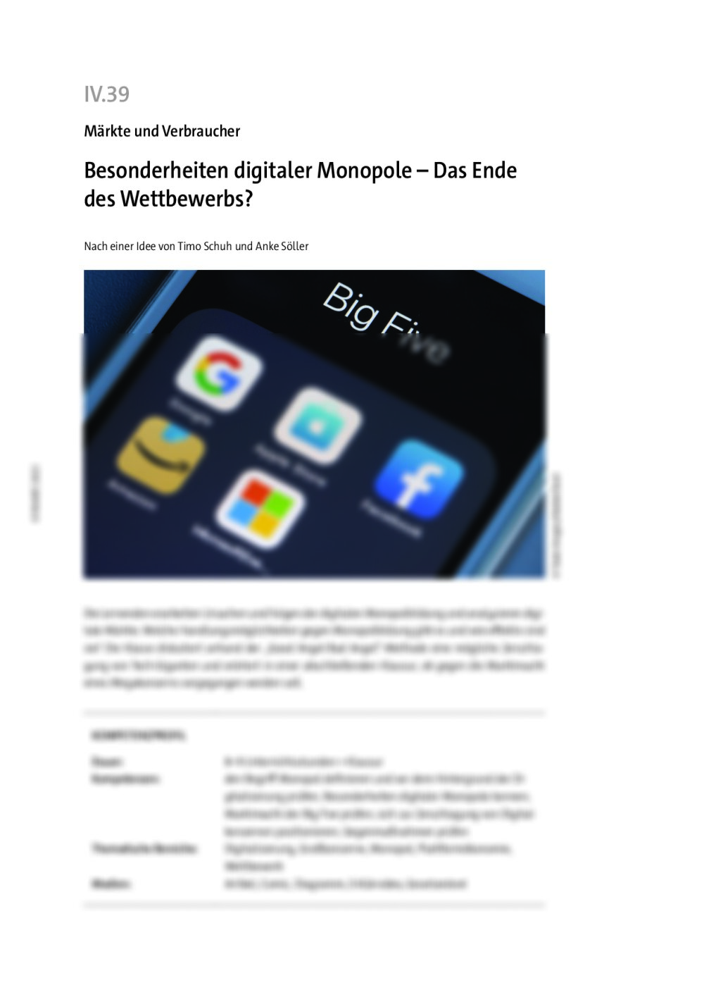 Besonderheiten digitaler Monopole - Seite 1