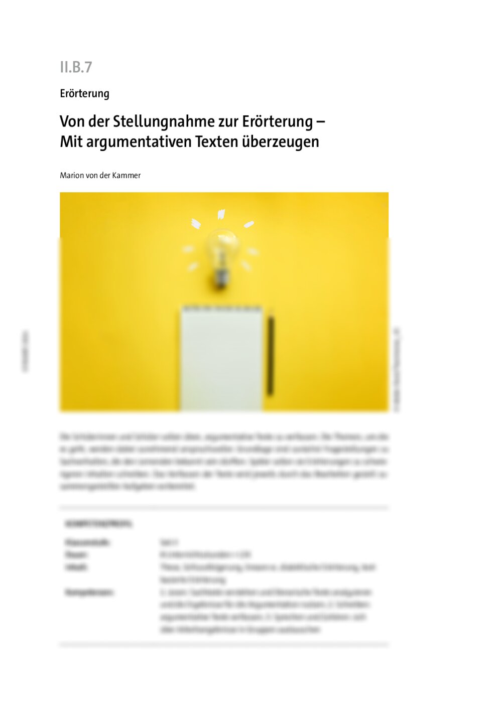 Von der Stellungnahme zur Erörterung - Seite 1