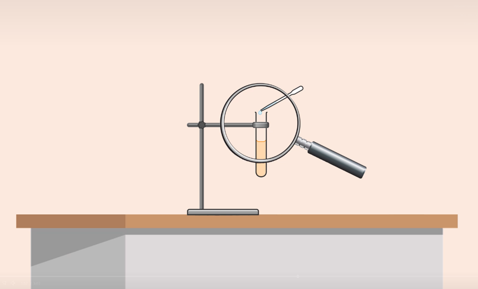 Experimentiervideo: Nachweis mit 2,4-Dinitrophenylhydrazin