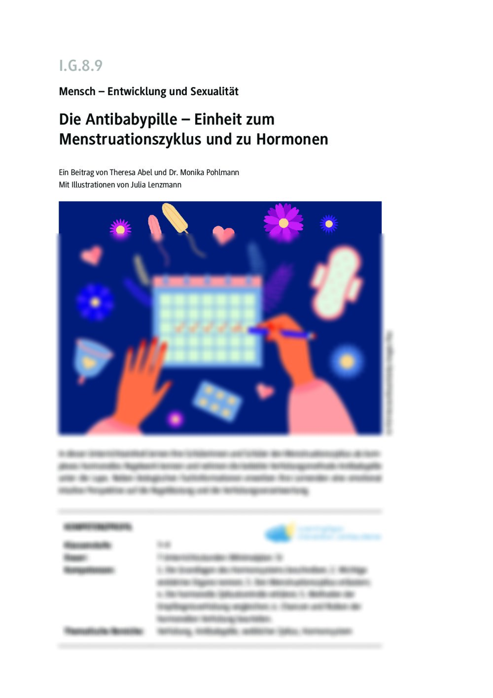 Die Antibabypille - Seite 1