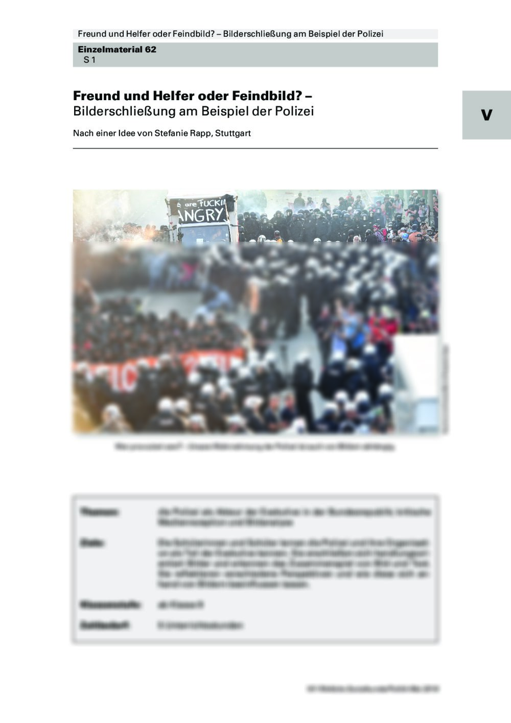 Bilderschließung am Beispiel der Polizei - Seite 1