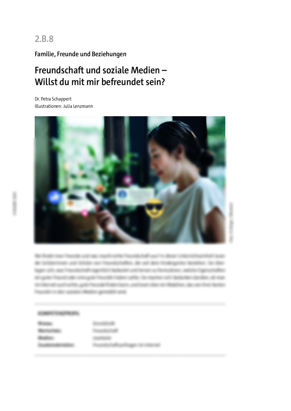 Freundschaft und soziale Medien - Seite 1
