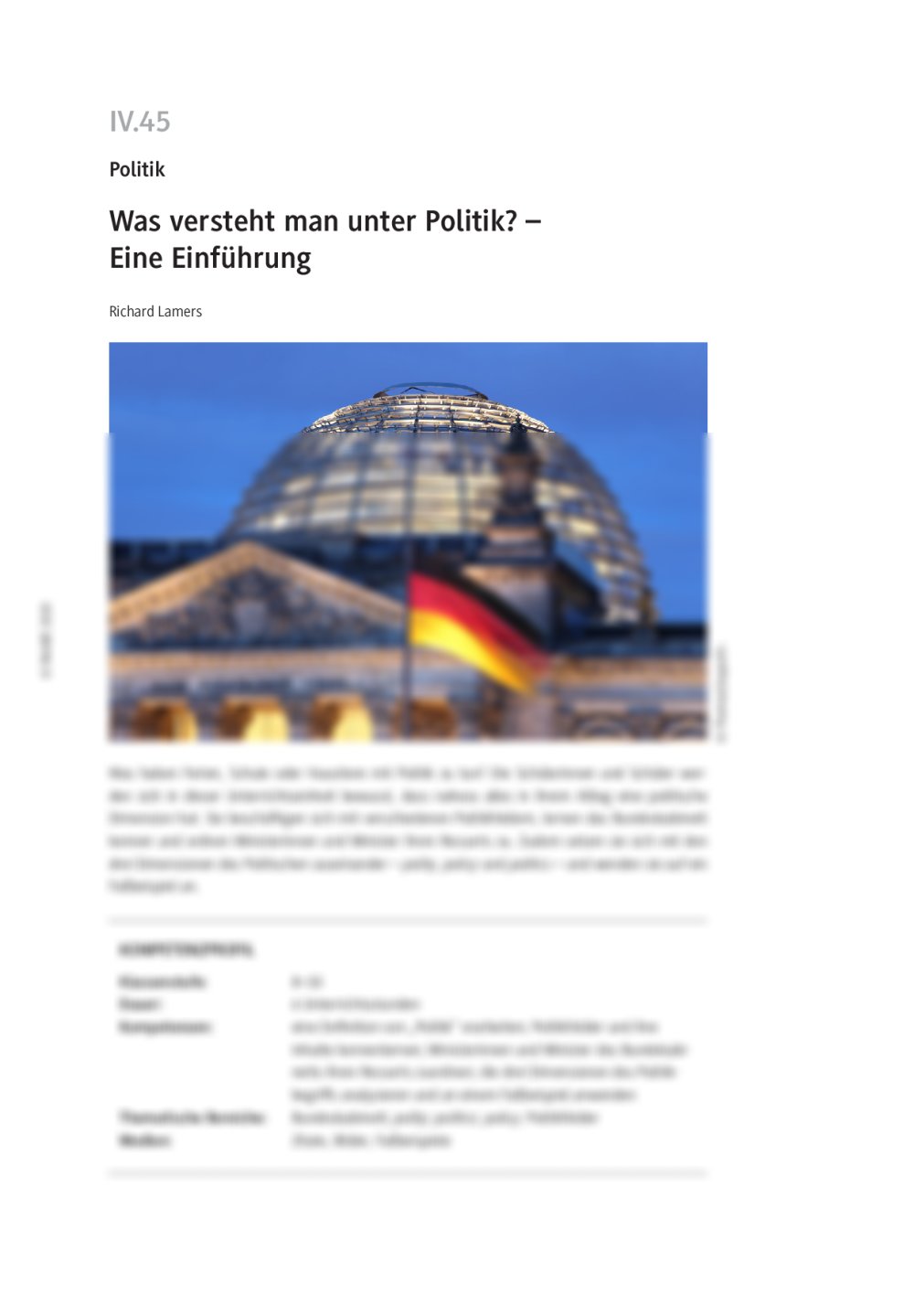 Was versteht man unter Politik? - Seite 1