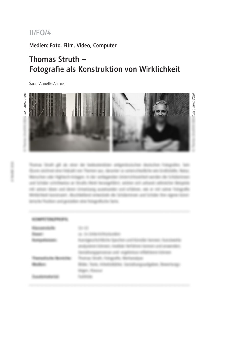 Fotografie als Konstruktion von Wirklichkeit - Seite 1