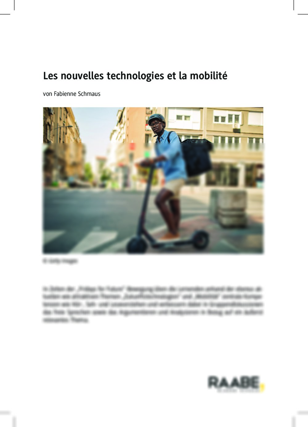 Les nouvelles technologies et la mobilité - Seite 1