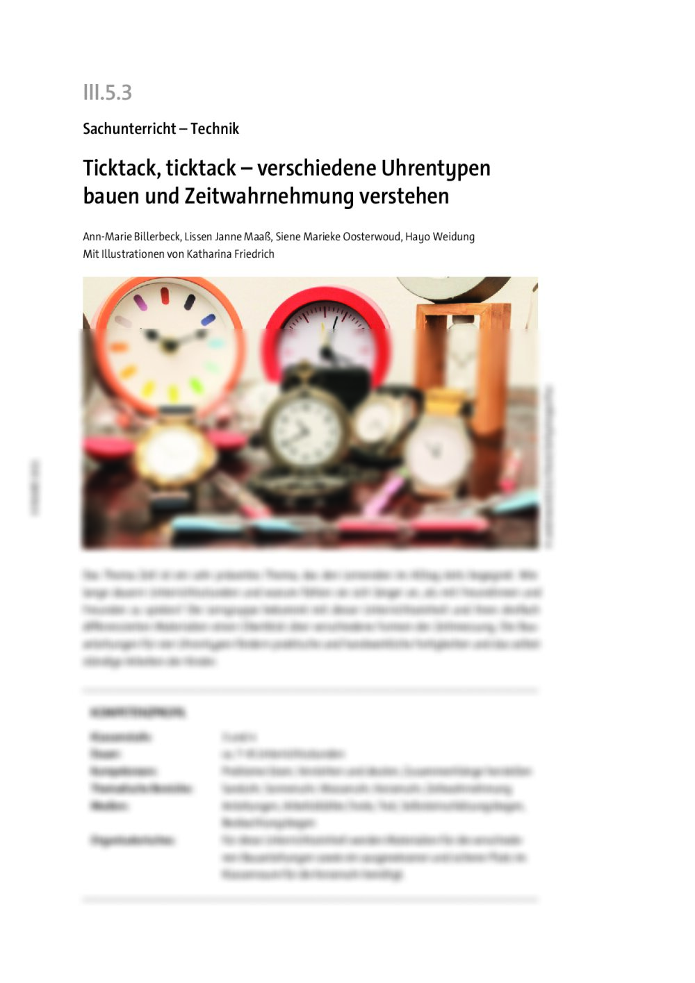 Ticktack, ticktack - Seite 1
