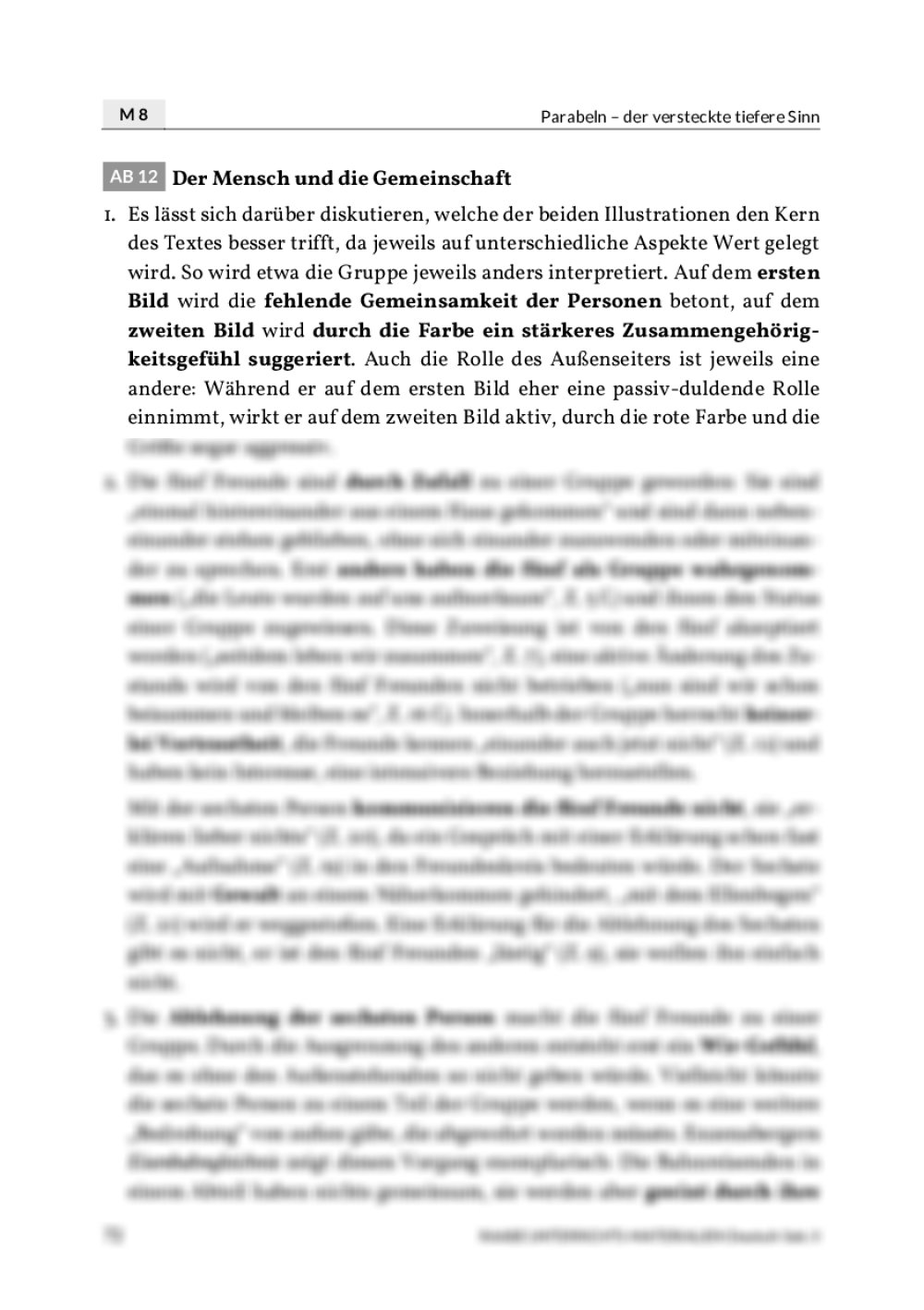 Parabeln der versteckte tiefere Sinn RAAbits Online