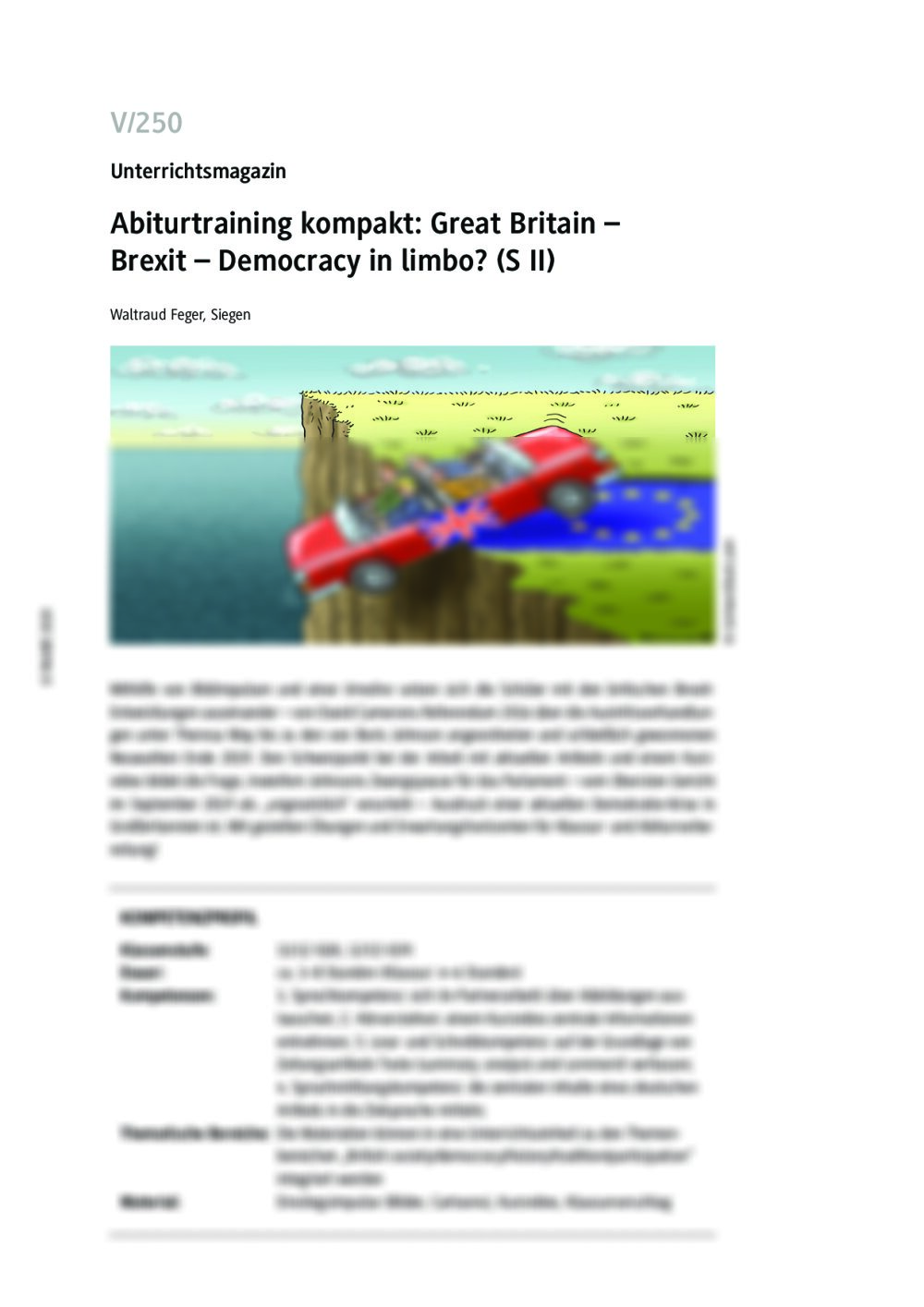 Abiturtraining kompakt: Great Britain - Seite 1