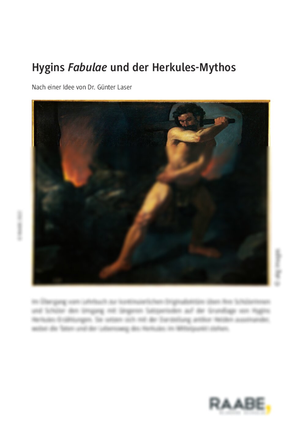 Hygins Fabulae und der Herkules-Mythos - Seite 1